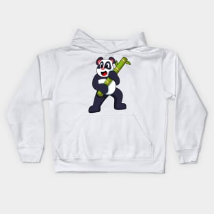 Panda with Bamboo Kids Hoodie